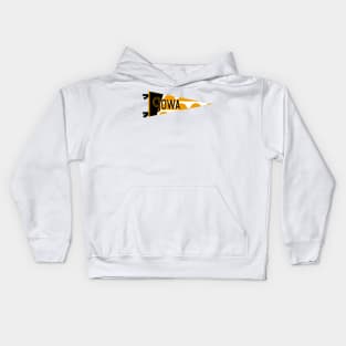 Iowa Pennant Kids Hoodie